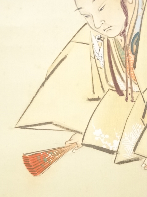 2026年最新Yahoo!オークション 【模写】緑屋*南□w 掛軸 双幅 箱付き